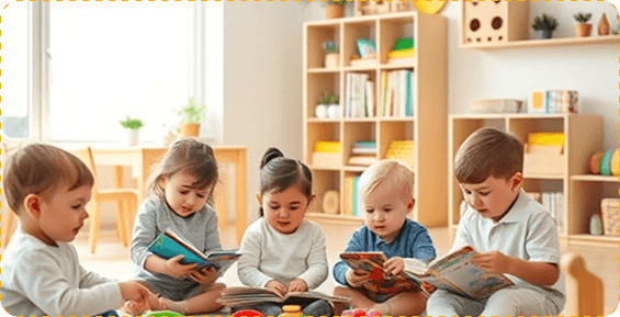 Children doing activities